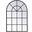 Motif Black Decorative Mirror MR613248BK