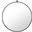 Mr4051bk Eternity 24" Round Black Mirror