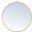 Mr4055br Eternity 28" Round Brass Mirror