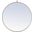 Mr4056s Eternity 28" Round Silver Mirror
