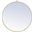 Mr4062br Eternity 36" Round Brass Mirror