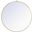 Mr4068br Eternity 48" Round Brass Mirror