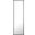 Eternity 18" Rectangular Black Mirror