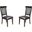 Mariposa Rustic Whiskey Slatback Side Chair Set of 2