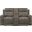 Muncie Double Reclining Loveseat with Center Console In Gray