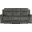 Muncie Double Reclining Sofa In Brown and Gray