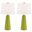 Muriel Table Lamp Set of 2 In Green