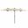 Musa Rectangular Market Umbrella In Canvas Stone
