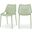 Mykonos Outdoor Patio Dining Side Chair Set of 4 In Mint