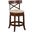 Myrtle 24 Inch Swivel Counter Stool In Mahogany