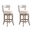 Mystic 26 Inch Counter Height Swivel Barstool Set of 2 In Ancient Stone