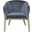 Nadia Club Chair In Gray