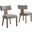 Nalani Dining Chair Set of 2 In Wheat