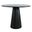 Nash 45 Inch Round Pedestal Counter Height Dining Table In Black