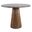 Nash 45 Inch Round Pedestal Counter Height Dining Table In Walnut