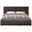 Nash Boucle Fabric Full Bed In Brown
