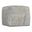 Nate 18 Inch Square Pouf In Grey Melange