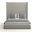 Nativa Interiors Aylet Plain Upholstered High 87 Inch California King Grey Bed