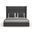 Nativa Interiors Aylet Square Tufted Upholstered Medium 67 Inch California King Charcoal Bed