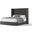 Nativa Interiors Irenne Box Tufted Upholstered Medium 67 Inch California King Charcoal Bed