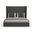 Nativa Interiors Irenne Plain Upholstered Medium 67 Inch California King Charcoal Bed