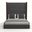 Nativa Interiors Irenne Simple Tufted Upholstered High 87 Inch California King Charcoal Bed