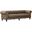 Nativa Interiors London Tufted Sofa Deep Plush 103 Inch Brown
