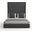 Nativa Interiors Moyra Simple Tufted Upholstered High 87 Inch California King Charcoal Bed