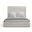Nativa Interiors Moyra Simple Tufted Upholstered Medium 67 Inch California King Off White Bed