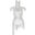 Naturals Female Torso In Silver Leaf
