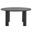 Nautica Outdoor Patio 60 Inch Round Aluminum Dining Table In Graphite
