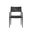 Nava Stackable Dining Armchair Set of 2 In Black