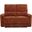 Navarro Chenille Upholstered Reclining Loveseat In Burnt Orange