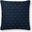 Loloi P0675 Navy and Silver 18" x 18" Cover w/Poly Pillow