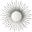 Naya Gunmetal Sunburst Mirror