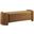 Nebula Cognac Upholstered Performance Velvet Bench