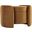 Nebula Cognac Upholstered Performance Velvet Ottoman