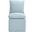 Nelori Linen Textured Performance Fabric Upholstered Dining Chair Set of 2 In Light Blue