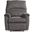 Nerviano Gray Zero Wall Recliner