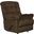 Nettles Chaise Rocker Recliner With Deluxe Heat And Massage In Umber
