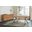 Nevada Rustic 2-Piece Set with Dining Table and Sideboard In Balsamico