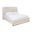 Nevin King Bed In Dove Cream