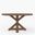 Newberry Round Dining Table In Medium Brown