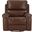 Newnan Swivel Glider Reclining Chair In Brown