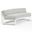 Newport Curved Sofa in Cast Silver