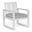 Newport Dining Chair in Cast Silver