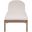 Newport Fabric Upholstered Outdoor Patio Lounge Chair In Cream and Natural