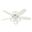 Newsome 42 Inch Low Profile Ceiling Fan with LED Light Kit and Pull Chain In Fresh White