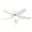 Newsome 42 Inch Low Profile Ceiling Fan with LED Light Kit and Pull Chain In Fresh White