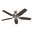 Newsome 52 Inch Ceiling Fan and Pull Chain In Brushed Nickel and Medium Walnut